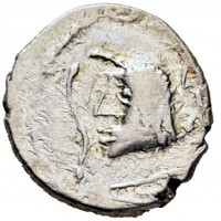 Arabia, Hymiariti (I sec d.C.): 1/2 unità in argento o denario leggero (Mitchiner#367)