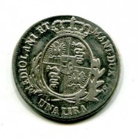 Milano, Giuseppe II (1780-1790): 1 lira 1787 (Crippa#5), lucidata
