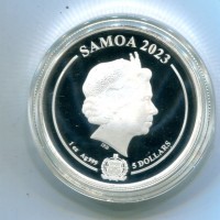 Samoa: 5 dollari 2023 "Flash" -Oncia-
