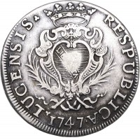 Lucca, Repubblica (1369-1799): scudo 1747 (MIR#237/7; CNI#806; Davenport#1373)