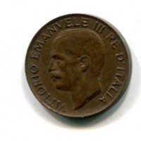 Vittorio Emanuele III (1900-1943): 5 cent. 1922 "Spiga" (Gigante#268)