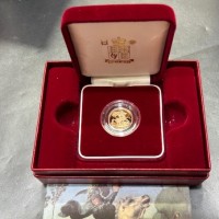Gran Bretagna, Elisabetta II (1952-2022): 1/2 sterlina 2007 PROOF, in confezione ufficiale con certificato.
