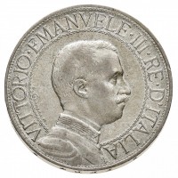 Vittorio Emanuele III (1900-1943): 2 lire 1911 "Quadriga Veloce" (Gigante#98)