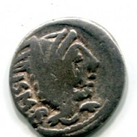 Thoria, L. Thorius Balbus (105 a.C.): denario (Crawford#316/1)