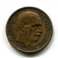 Vittorio Emanuele III (1900-1943): buono da 2 lire 1928 "Esposizione di Milano" (Gigante#1), ossidazione
