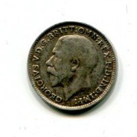 Gran Bretagna, Giorgio V (1910-1936): 3 pence 1915 (Spink#4015)