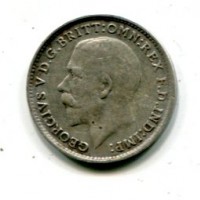 Gran Bretagna, Giorgio V (1910-1936): 3 pence 1917 (Spink#4015)