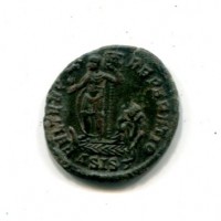 Costanzo II (337-361 d.C.): follis "FEL TEMP REPARATIO" zecca di Siscia (RIC#237), leggera patina, gr.2,71
