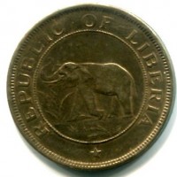 Liberia: 2 cent. 1938 (KM#12)