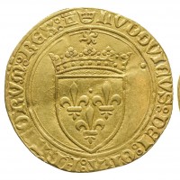 Francia, Luigi XII (1498-1514): scudo d'oro "au soleil", zecca di Tours (Duplessy#647), grammi 3,36