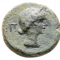 Sicilia, Menaion (200-150 a.C.): trias (CNS,III#3; Sng ANS#294-5; HGC,2#758) grammi 4.81