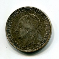 Olanda, Guglielmina (1890-1948): 2 1/2 gulden 1939 (KM#165)
