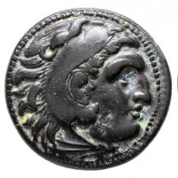 Regno Macedone, Alessandro III "Magno" (336-323 a.C.): bronzo, zecca imprecisata in Asia Minore (Price#2800), grammi 5.81, mm 20. Grande qualità e bel modulo e stile