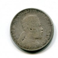 Etiopia, Menelik II (1889-1913): 1/2 birr 1889 (KM#4)