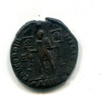 Costanzo II (337-361 d.C.): follis "CONCORDIA MILITVM" (RIC#284), zecca di Siscia, gr. 4,47
