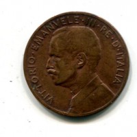 Vittorio Emanuele III (1900-1943): 5 cent. 1912 (Gigante#259), spatinata