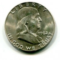 USA: 1/2 dollaro 1962-D "Franklin"
