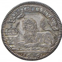 Napoli, Carlo II (1674-1700): carlino 1686 (Nomisma#71), gr. 2.84. Bellissimo esemplare