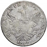 Palermo, Ferdinando III (1759-1816): 12 tarì 1797 (MIR#603/2), grammi 26.92. Ex Collezione Strada