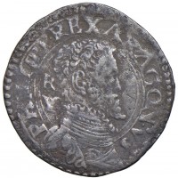 Napoli, Filippo II (1556-1598): tarì (Magliocca#46), grammi 5.29. Ex Collezione Strada