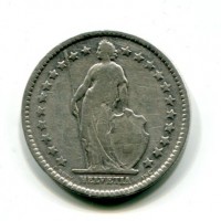 Svizzera, Confederazione: 2 franchi 1879