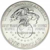 USA: 1 dollaro 1991-D "US- 50° anniversario""