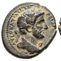 Siria, Hyerapolis, Antonino Pio (138-161 d.C.): bronzo (RPC#6971), grammi 9.83, mm 25. Ottima patina e bellissimo ritratto per una moneta coloniale