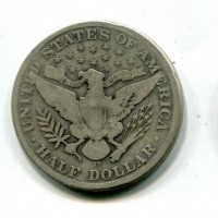 USA: 1/2 dollaro 1908-D "Barber",