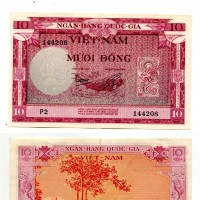 Viet Nam: 10 dong 1955 (Pick#30)
