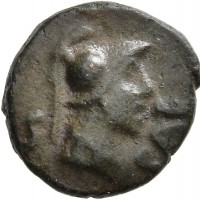 Lucania, Paestum (Poseidonia) (90-45 a.C.): semisse (HN Italy#1250; HGC#1215; Crawford Paestum#32)