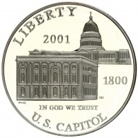 USA: 1 dollaro 2001 "U.S. Capitol"