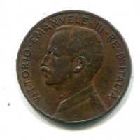 Vittorio Emanuele III (1900-1943): 5 cent. 1913 (Gigante#260)
