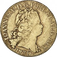 Portogallo, Joao V (1706-1750): escudo 1730 (Gomes#117.10), grammi 3.09