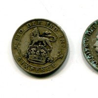 Gran Bretagna, Giorgio V (1910-1936): 6 pence 1922 (Spink#4024)

