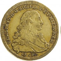 Napoli, Ferdinando IV (1759-1816): 6 ducati 1775 (Gigante#23; Pannuti-Riccio#23; CNI,XX,577#98), grammi 8.80,