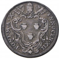 Roma, Innocenzo XII (1691-1700): testone 1700 (Muntoni#39), grammi 9.08