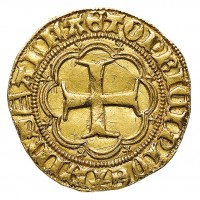 Siena, Gian Galeazzo Visconti (1390-1404): Sanese d'oro, delibera del 4 luglio 1391  (CNI,XI,370#24); Toderi#24), grammi 3,52