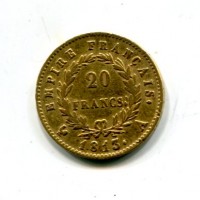 Francia, Napoleone I (1799-1814): 20 franchi 1813-A (Gadoury#1025)
