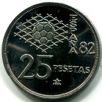 Spagna: 25 pesetas 1980 "Espana" (KM#828)
