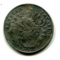 Germania, Bayern, Maximilian III Josef (1745-1777): tallero 1773 (KM#519.1), da montatura
