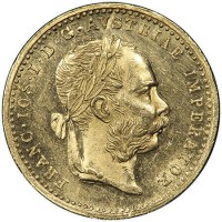 Austria, Francesco Giuseppe (1848-1916): 1 ducato 1893 (Fruhwald#1252; Friedberg#493), in slab PCGS MS61