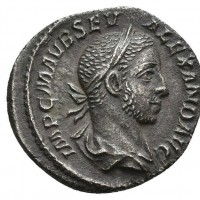 Alessandro Severo (222-235 d.C.): denario "PM TR P VI COS II PP" (RIC,IV#64)