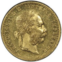 Austria, Francesco Giuseppe (1848-1916): 1 ducato 1886 (Fruhwald#1245; Friedberg#493), in slab PCGS MS61