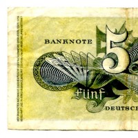 Germania, Bank Deutscher Lander: 5 marchi 09/12/1948 (Pick#13a)
