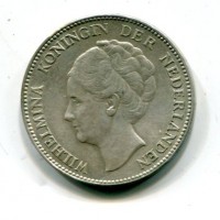 Olanda, Guglielmina (1890-1948): 1 gulden 1939 (KM#161.1)
