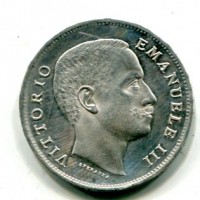 Vittorio Emanuele III (1900-1943): 1 lira 1907 "Aquila Sabauda" (Gigante#131)
