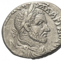 Seleucis e Pieria, Antiochia ad Orontem, Macrino (217-218 d.C.): tetradracma (Prieur#2993), grammi 13.24, mm 25