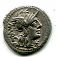 Vargunteia, M. Vargunteius (130 a.C.): denario (Crawford#257/1)