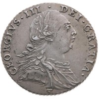 Gran Bretagna, Giorgio III (1760-1820): scellino 1787 (KM#607), gr.5.97