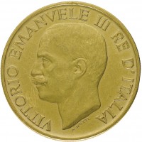 Vittorio Emanuele III (1900-1943): 100 lire 1923 "Fascione" (Gigante#57)